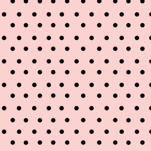 Pink and Black Polka Dots PS4 Controller Skin