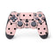 Pink and Black Polka Dots PS4 Controller Skin