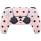 Pink and Black Polka Dots PS5 Controller Skin