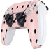Pink and Black Polka Dots PS5 Controller Skin
