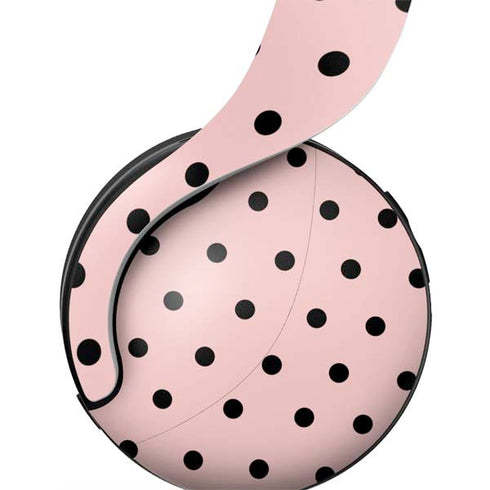 Pink and Black Polka Dots PULSE 3D Wireless Headset for PS5 Skin