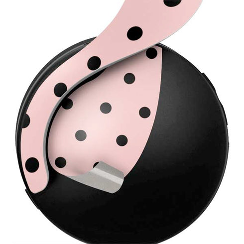Pink and Black Polka Dots PULSE 3D Wireless Headset for PS5 Skin