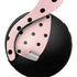 Pink and Black Polka Dots PULSE 3D Wireless Headset for PS5 Skin