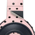 Pink and Black Polka Dots Razer Kraken X Skin