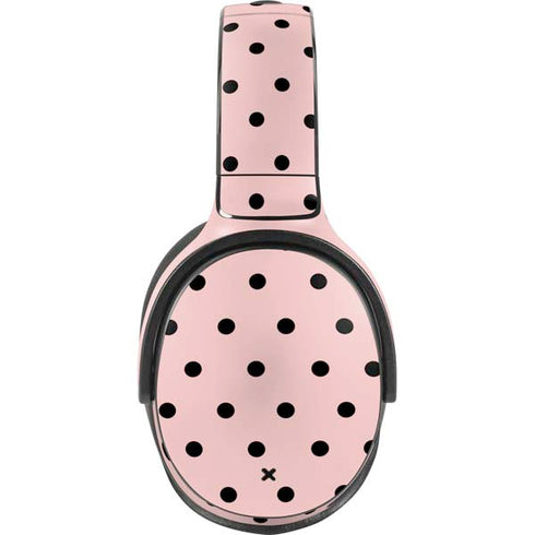 Pink and Black Polka Dots Skullcandy Venue Skin