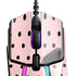 Pink and Black Polka Dots SteelSeries Rival 600 Gaming Mouse Skin