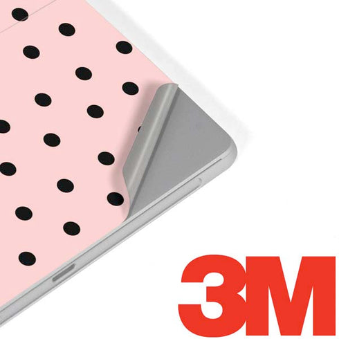 Pink and Black Polka Dots Surface Go Skin
