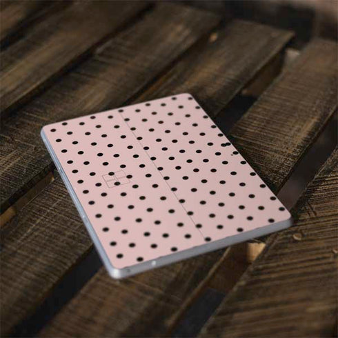Pink and Black Polka Dots Surface Go Skin