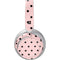 Pink and Black Polka Dots Surface Headphones Skin