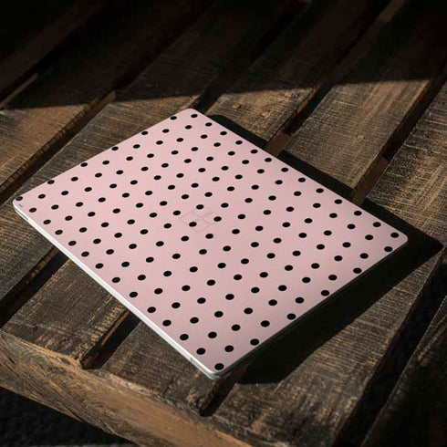 Pink and Black Polka Dots Surface Laptop 3 13.5in Skin