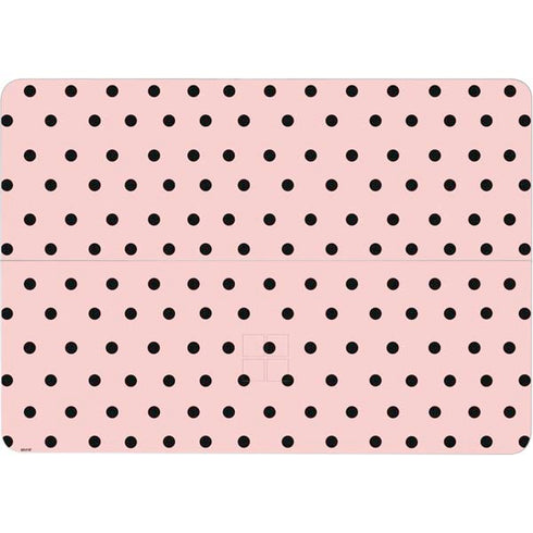 Pink and Black Polka Dots Surface Laptop Studio Skin
