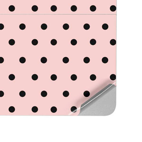 Pink and Black Polka Dots Surface Laptop Studio Skin