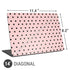 Pink and Black Polka Dots Universal Laptop 14in (11.4 x 8.2in) Skin