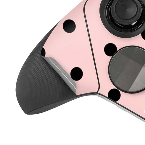 Pink and Black Polka Dots Xbox Elite Wireless Controller Series 2 Skin