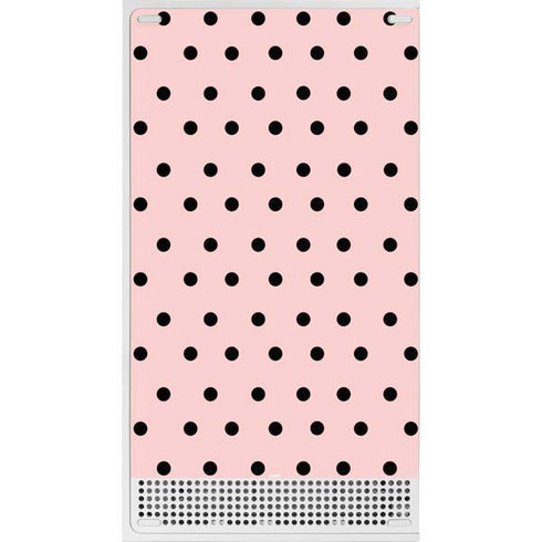 Pink and Black Polka Dots Xbox Series S Bundle Skin