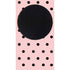 Pink and Black Polka Dots Xbox Series S Console Skin