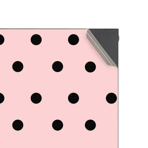 Pink and Black Polka Dots Xbox Series X Console Skin