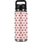 Pink and Black Polka Dots YETI Rambler 26oz Bottle Skin