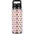 Pink and Black Polka Dots YETI Rambler 26oz Bottle Skin