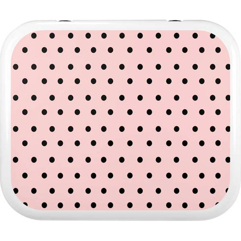 Pink and Black Polka Dots YETI Roadie 24 Hard Cooler Skin