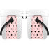 Pink and Black Polka Dots YETI Roadie 24 Hard Cooler Skin