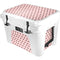 Pink and Black Polka Dots YETI Tundra 35 Hard Cooler Skin