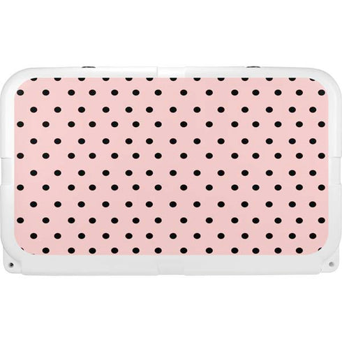 Pink and Black Polka Dots YETI Tundra 45 Hard Cooler Skin