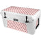 Pink and Black Polka Dots YETI Tundra 65 Hard Cooler Skin