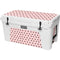 Pink and Black Polka Dots YETI Tundra 75 Hard Cooler Skin