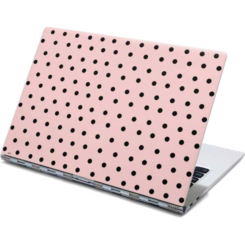 Pink and Black Polka Dots Yoga 910 2-in-1 14in Touch-Screen Skin