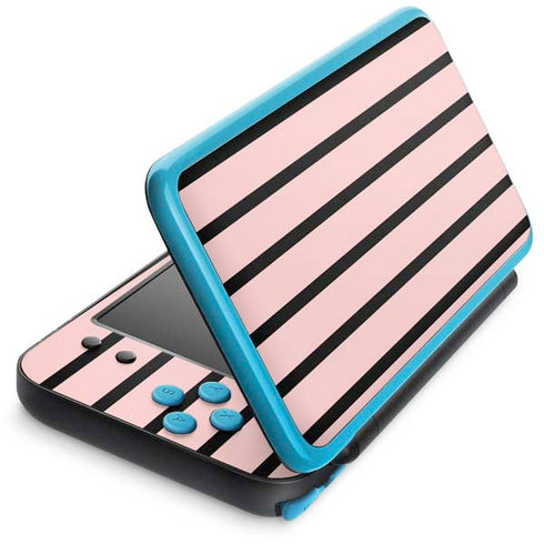 Pink and Black Stripes Nintendo 2DS XL (2017) Skin