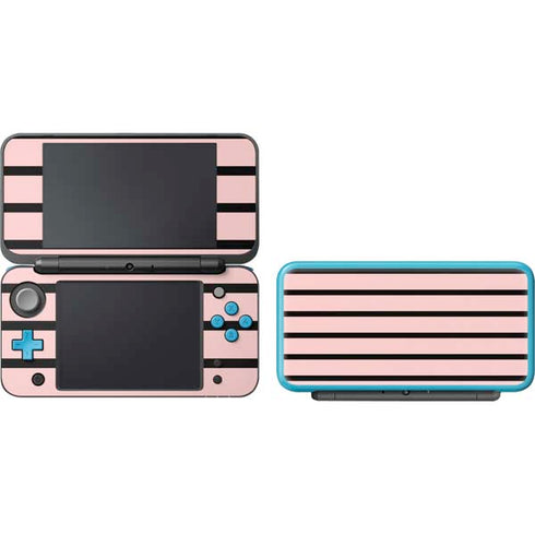 Pink and Black Stripes Nintendo 2DS XL (2017) Skin