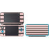 Pink and Black Stripes Nintendo 2DS XL (2017) Skin