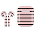 Pink and Black Stripes Apple AirPods 2 Skin
