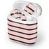 Pink and Black Stripes Apple AirPods 2 Skin