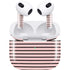 Pink and Black Stripes Apple AirPods (3rd Gen 2021) Skin
