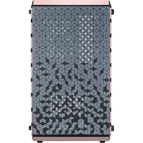 Pink and Black Stripes Cooler Master MasterBox Q300L Mini Tower Skin