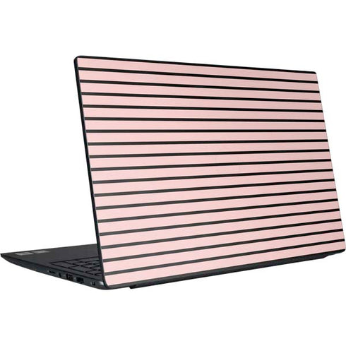Pink and Black Stripes Dell Vostro Skin