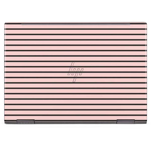 Pink and Black Stripes HP Envy Skin