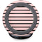 Pink and Black Stripes Fast Charge Wireless Charging Stand Skin