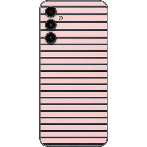 Pink and Black Stripes Galaxy A14 5G Skin