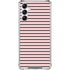 Pink and Black Stripes Galaxy A15 5G Clear Case