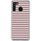 Pink and Black Stripes Galaxy A21 Clear Case