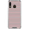 Pink and Black Stripes Galaxy A30 Clear Case