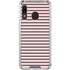 Pink and Black Stripes Galaxy A30 Clear Case