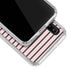 Pink and Black Stripes Galaxy A30 Clear Case