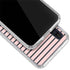 Pink and Black Stripes Galaxy A50 Clear Case