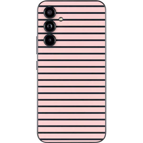 Pink and Black Stripes Galaxy A54 5G Skin