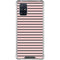 Pink and Black Stripes Galaxy A71 5G Clear Case