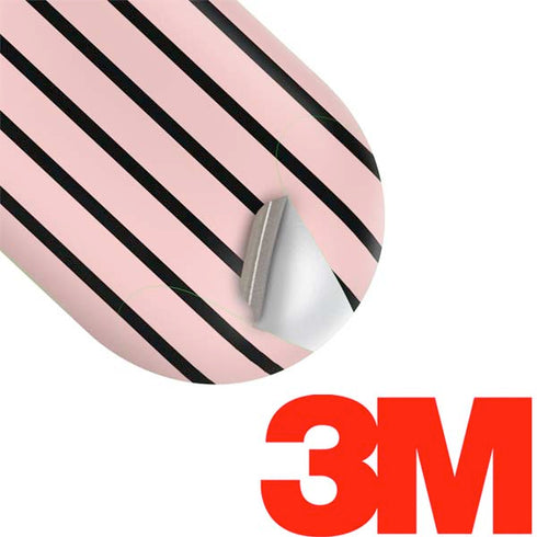 Pink and Black Stripes Galaxy Buds Plus Skin